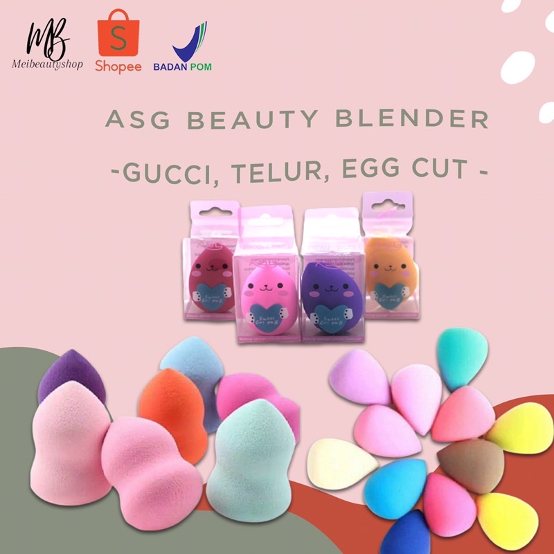 ASG Beauty Blender Gucci / Telur / Egg Cut