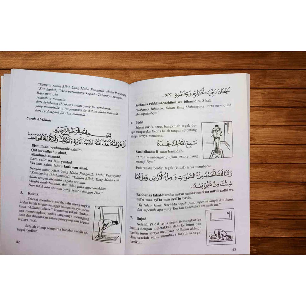 Buku tuntunan Shalat Lengkap / Panduan Shalat / Praktek Sholat Besar