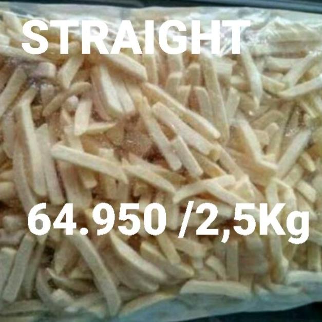 

windytriastuti13 Kentang Goreng Straight cut 2,5Kg . Kentang Beku TERLARIS TERPERCAYA ORIGINAL