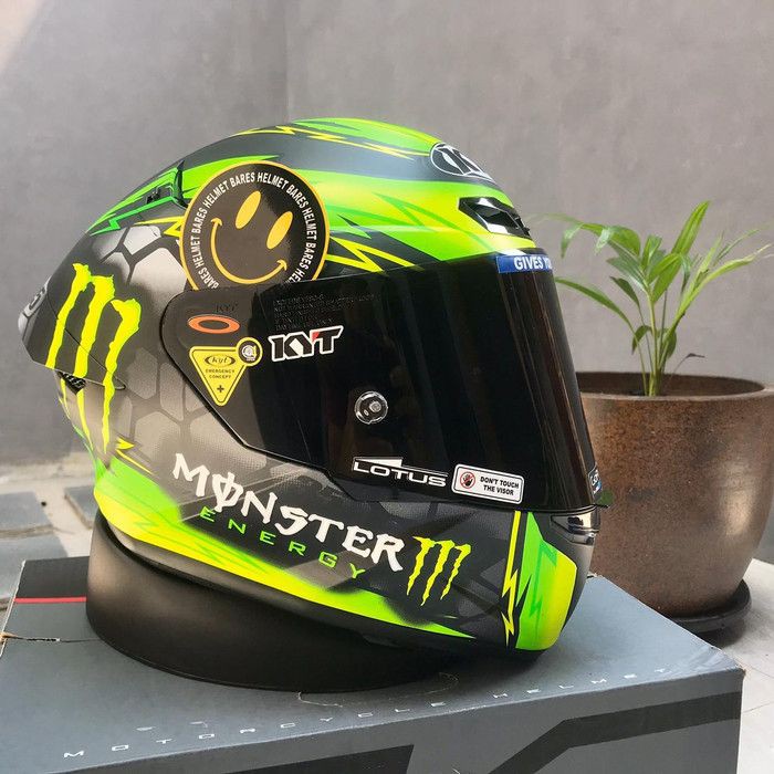 Jual Helm KYT TT COURSE REPAINT MONSTER PAKET GANTENG