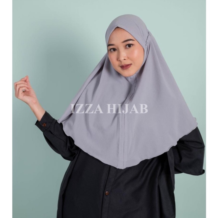 Jilbab instan sabila kerut diamond / Hijab bergo Maryam karet non per by izza