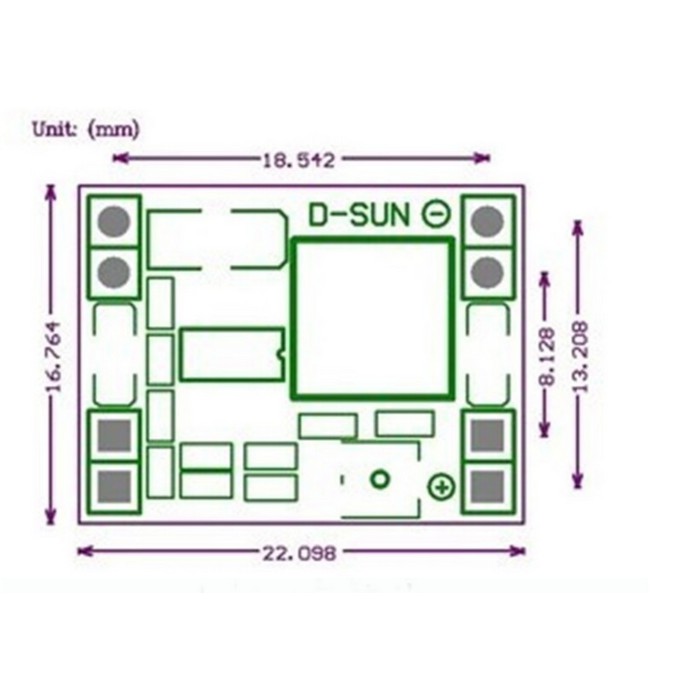 HQ Ultra-Small Step Down Power Supply Module 3A Adjustable replace LM2596