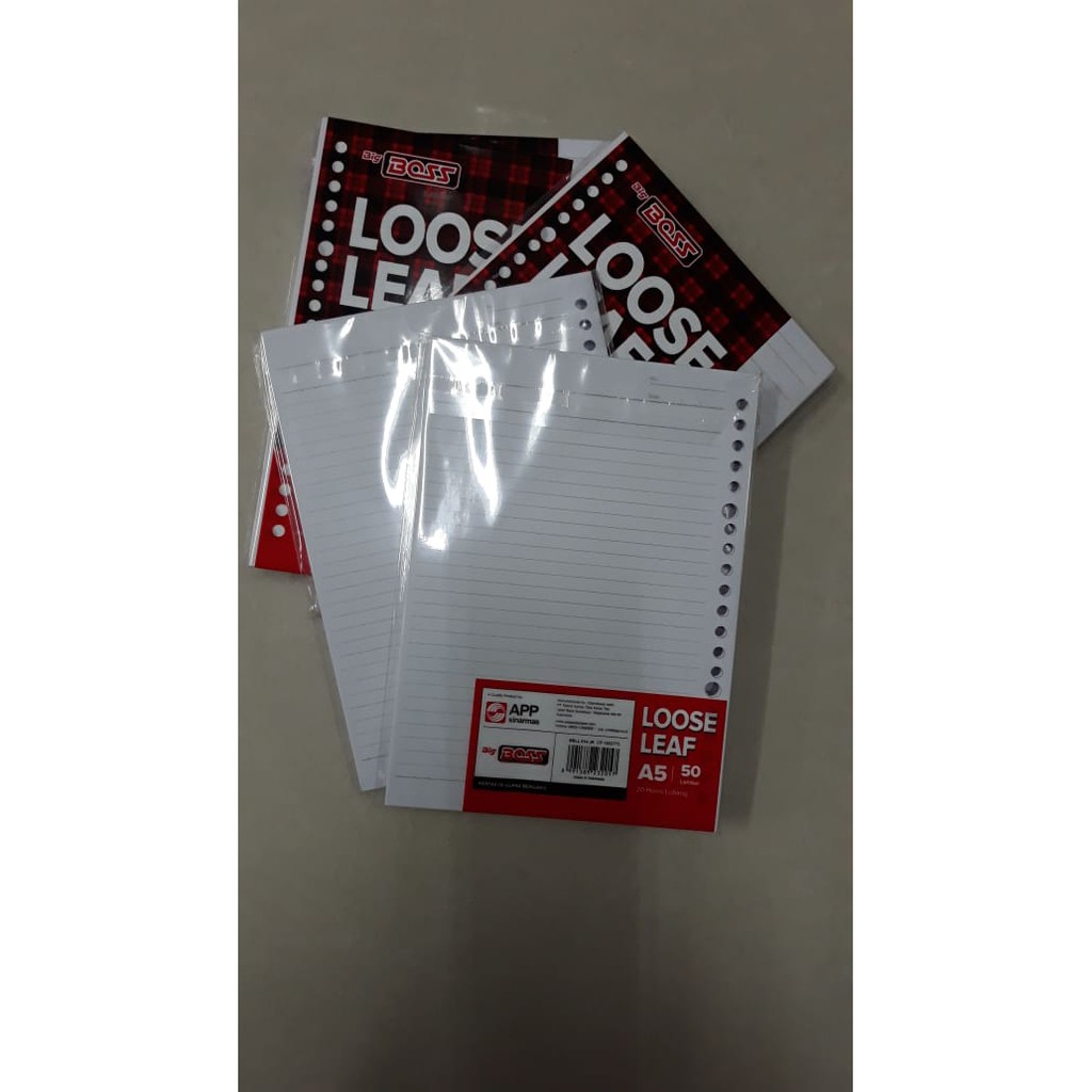 

LOOSE LEAF BIG BOSS A5 50