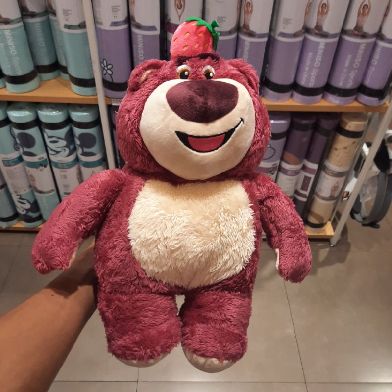 Jual Toy Story Collection Boneka Lotso Cm Wangi Strawberry Ready Stock Miniso Original