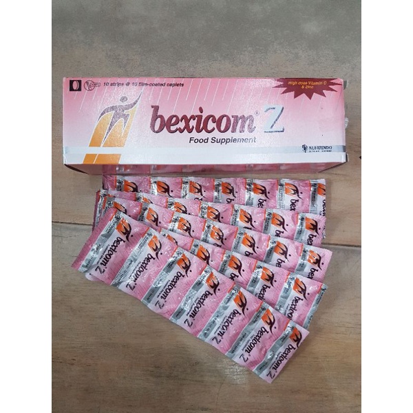 Bexicom Z 1 Strip /multivitamin/ vitamin c 750mg/ vitamin b / zinc