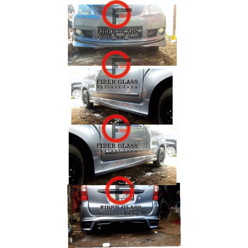 BODYKIT AVANZA OLD FULL SET MODEL YARIS