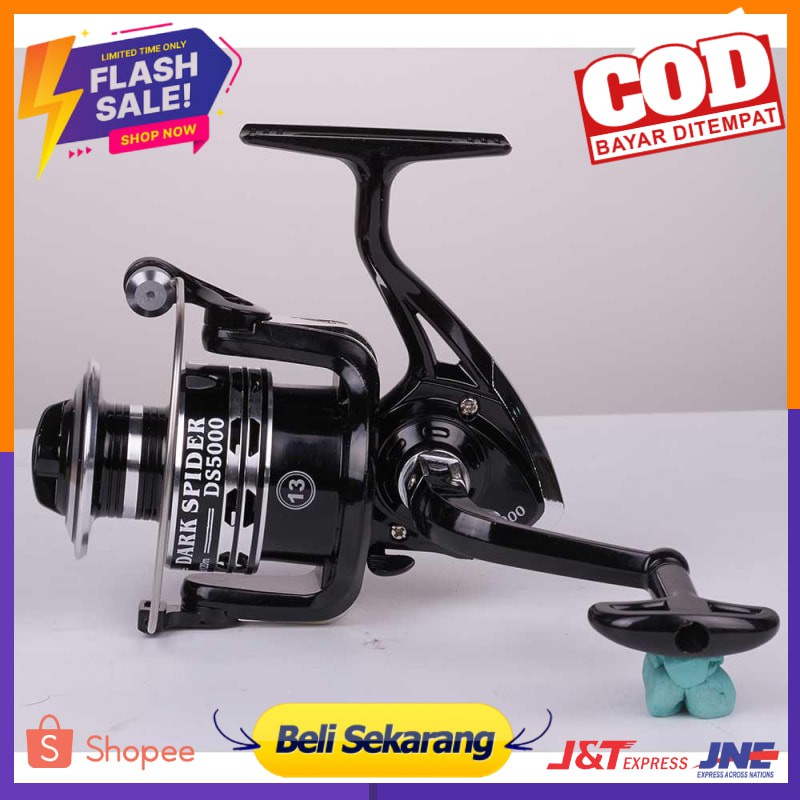 Debao Dark Spider DS3000 Spinning Reel Pancing 5.2:1 12+1 Ball Bearing