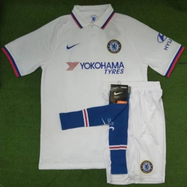 SETELAN LENGKAP JERSEY BOLA CHELSEA AWAY 2019-2020