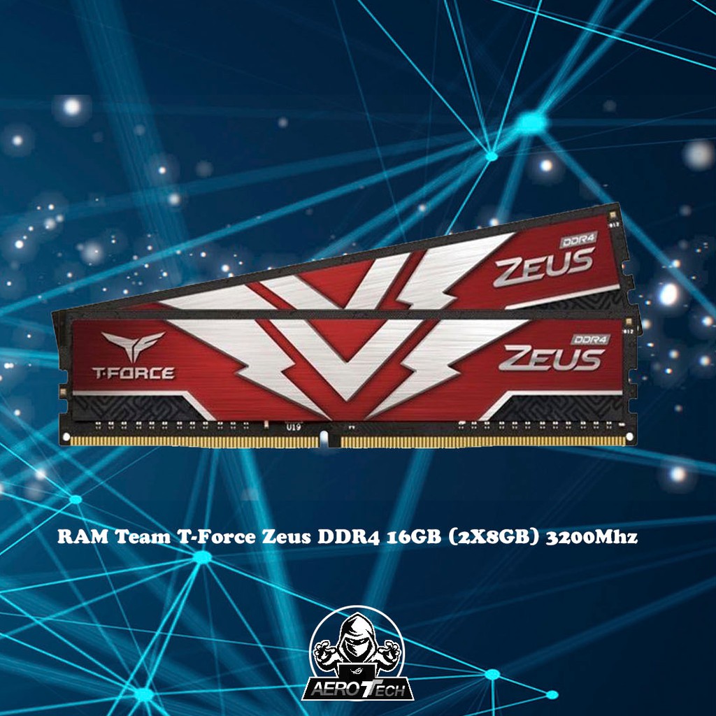 Team T-Force Zeus DDR4 16GB (2X8GB) 3200Mhz MANTAPS