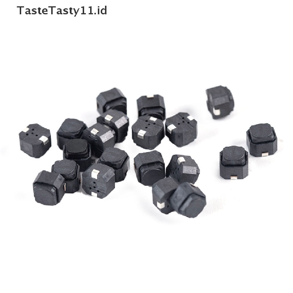 20 Pcs Tombol Tekan 2 Pin Ukuran 6x6 X 5mm Bahan Silikon