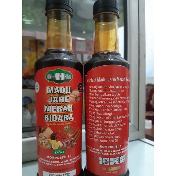 

madu jahe merah bidara