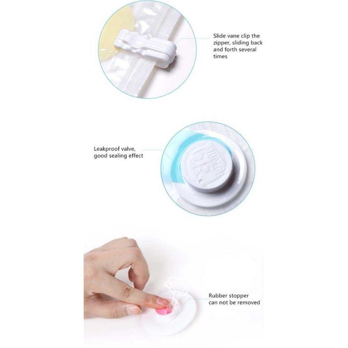 Kantong Vakum Pakaian 10 PCS Dengan Pompa Travel Vacum Bag