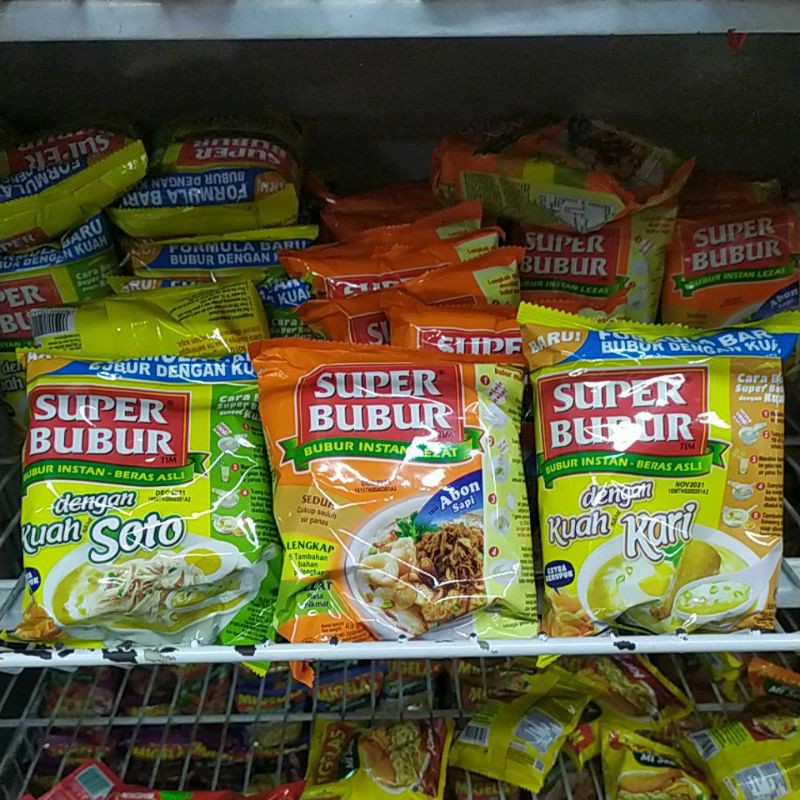 

Super Bubur all variant Original Kuah Soto Kuah Kari