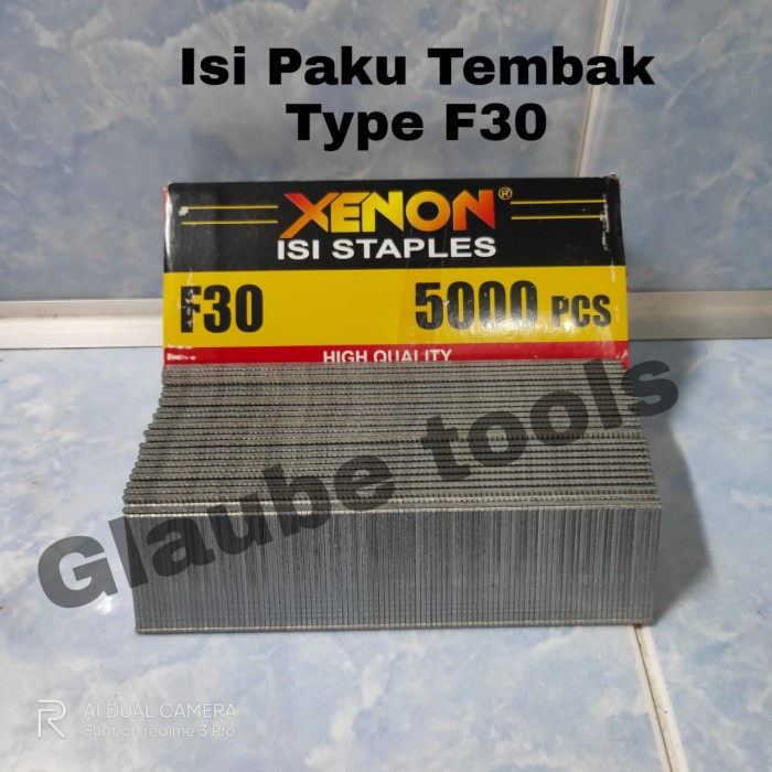 

New F30 Isi Paku Tembak F30 Brad Nailer F30 Paku Tembak Refill Isi Staples