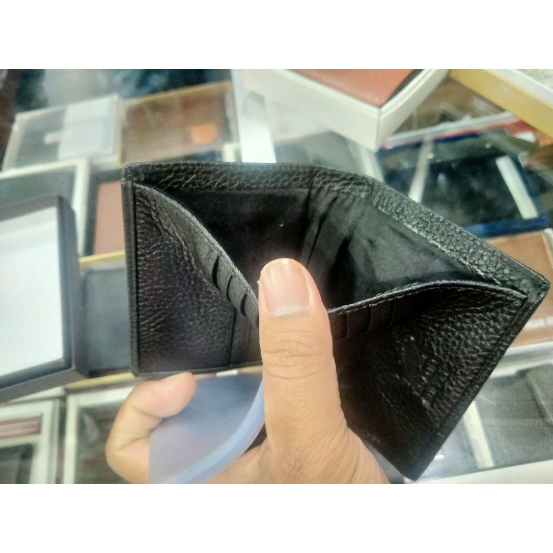 Dompet kartu nama ATM card holder multifungsi tempat Uang dan STNK logo merk