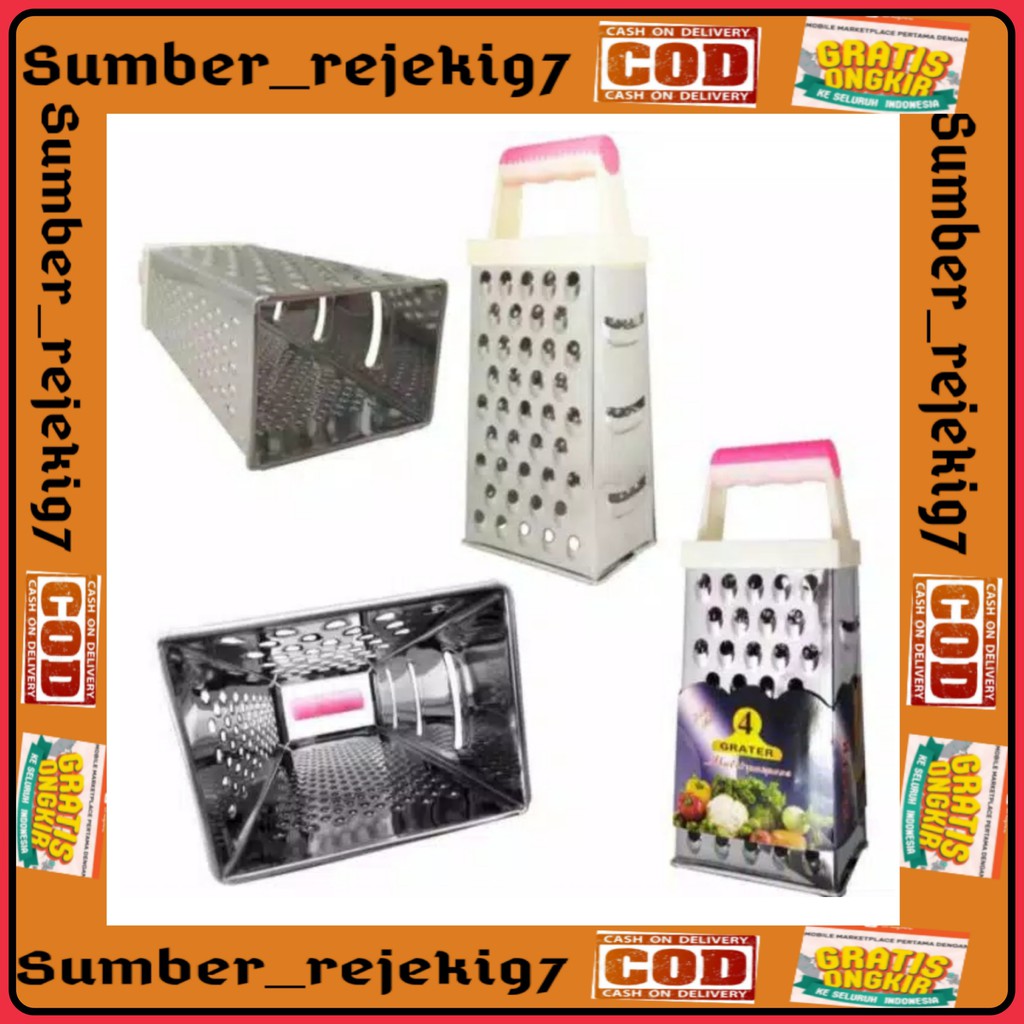 Parutan Menara Serbaguna 4 In 1 / Parut Grater Multipurpose