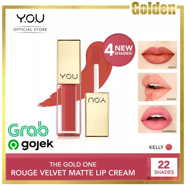 YOU The Gold One Rouge Velvet Matte Lip Cream Original