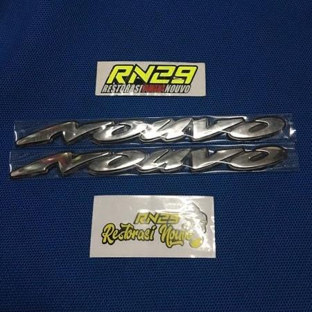Emblem Motor Emblem Nouvo Lele Emblem Nouvo Lele Chrome Emblem Body Nouvo Set