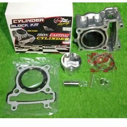 Blok 57mm xtr racing casting iron bore up 150CC dome seher Jupiter MX Vixion r15  MX king