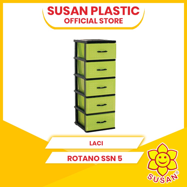 SUSAN - Laci Rotano Susun 5 -  Laci Serbaguna - Laci 5 Susun - Laci Plastik