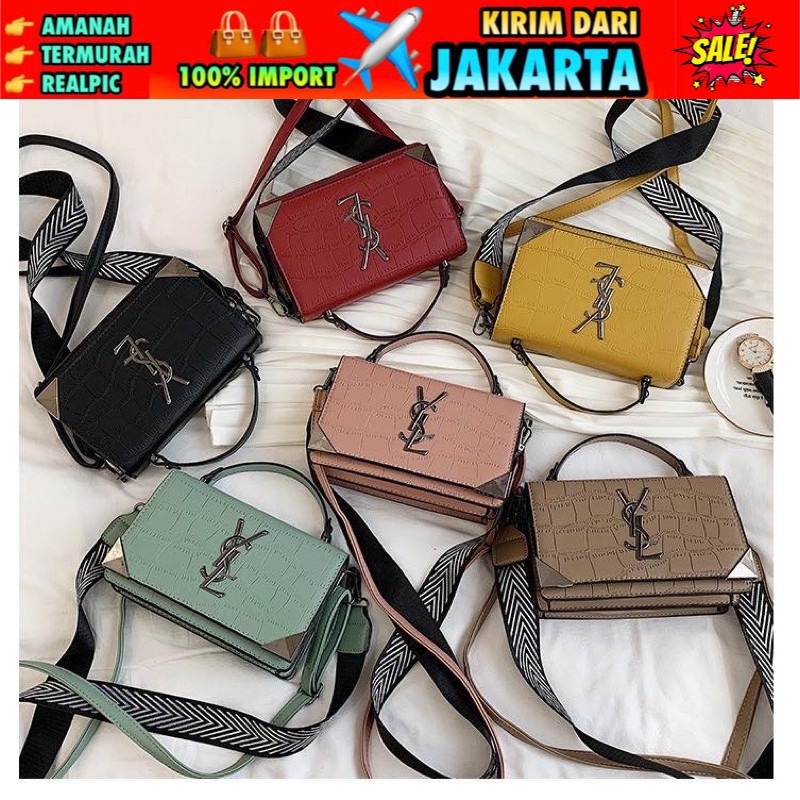 TI 3045 -  TAS WANITA IMPORT  MURAH BATAM PESTA KOREA -E