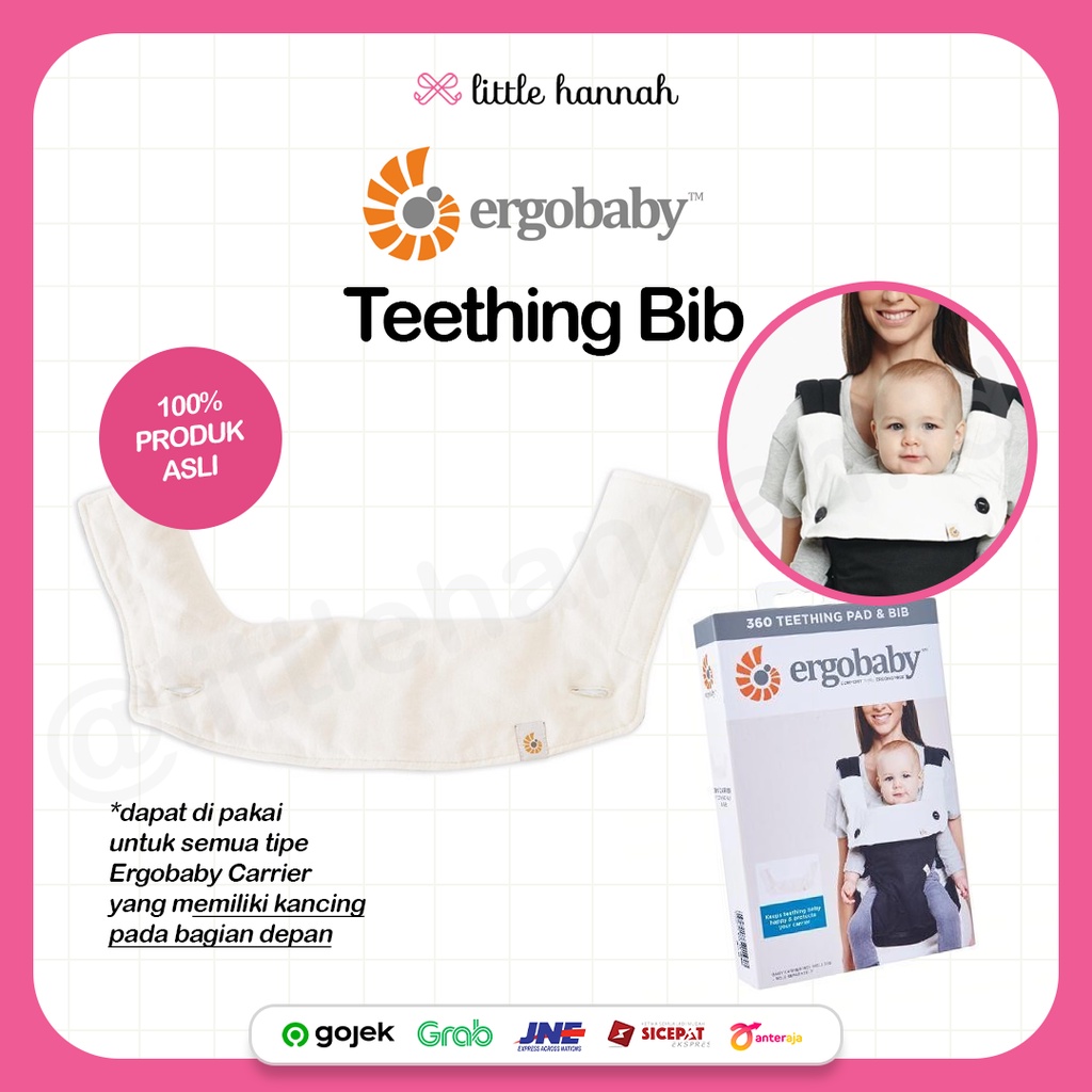 [ASLI] ERGObaby OMNI 360 Bib Teething Pads / Teething Pad Ergobaby / Drool Bib