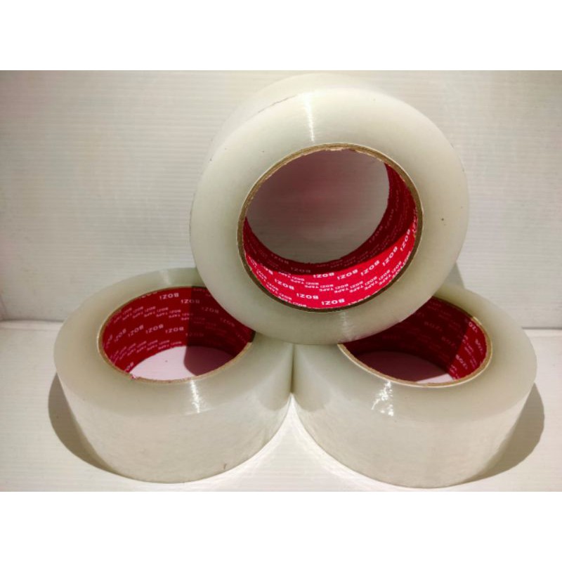 

Lakban Jumbo bening transparan merek Bozi 45mm x 200yard