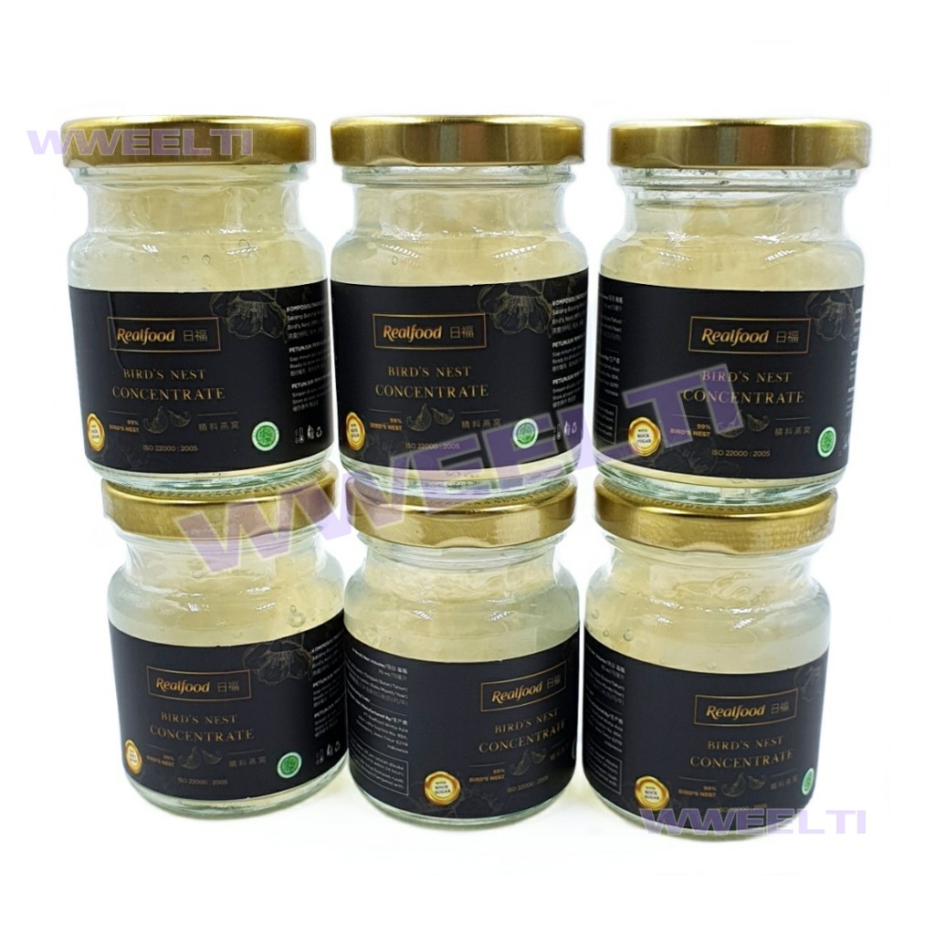 

6 BONUS 2 BOTOL! Realfood Royal Wellness Minuman Sarang Burung Walet Premium