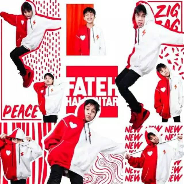 Jaket Hoodie Fateh Gen Halilintar