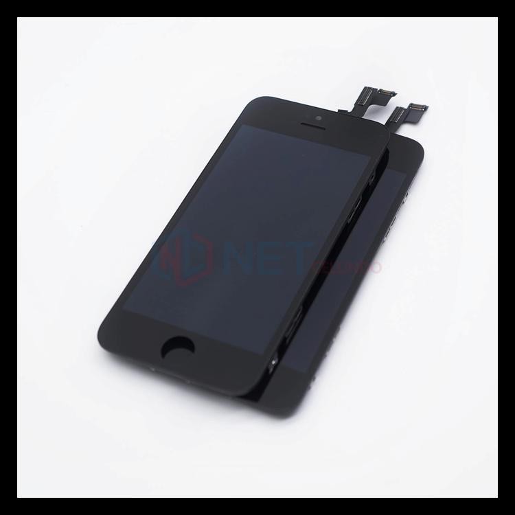 Lcd Iphone5S / Iphone 5S / 5Se + Touchscreen + Frame Fullsett Ori - Hitam Kode 1375