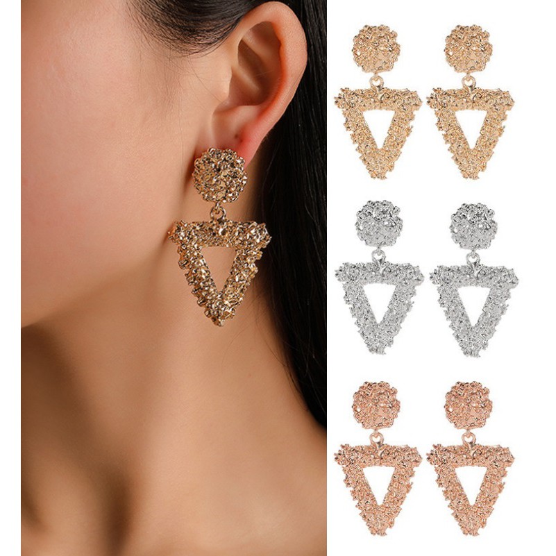 Anting Panjang GANTUNG Korea Fashion Vintage Earrings Women Korean Style Earing Giwang Geometr