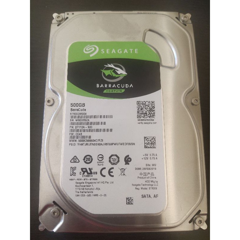 Hard Disk Seagate 500 GB
