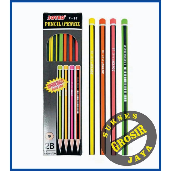 

Pensil Jokyo P-97 2B 1 Box isi 12 Pcs