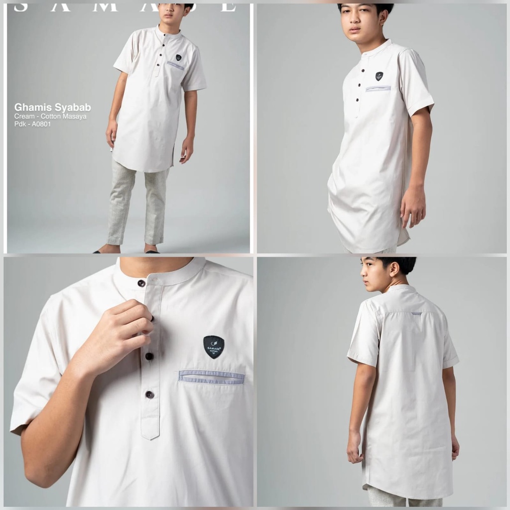 SAMASE Ghamis Syabab / Baju Koko Anak Remaja A-080