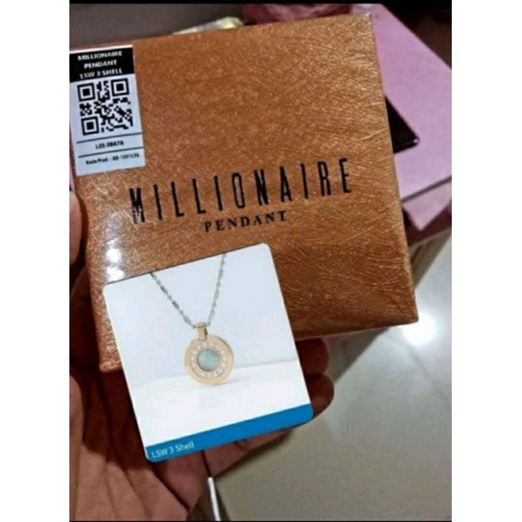 MCI KALUNG PENDANT LSW SHELL 3 ROSE GOLD