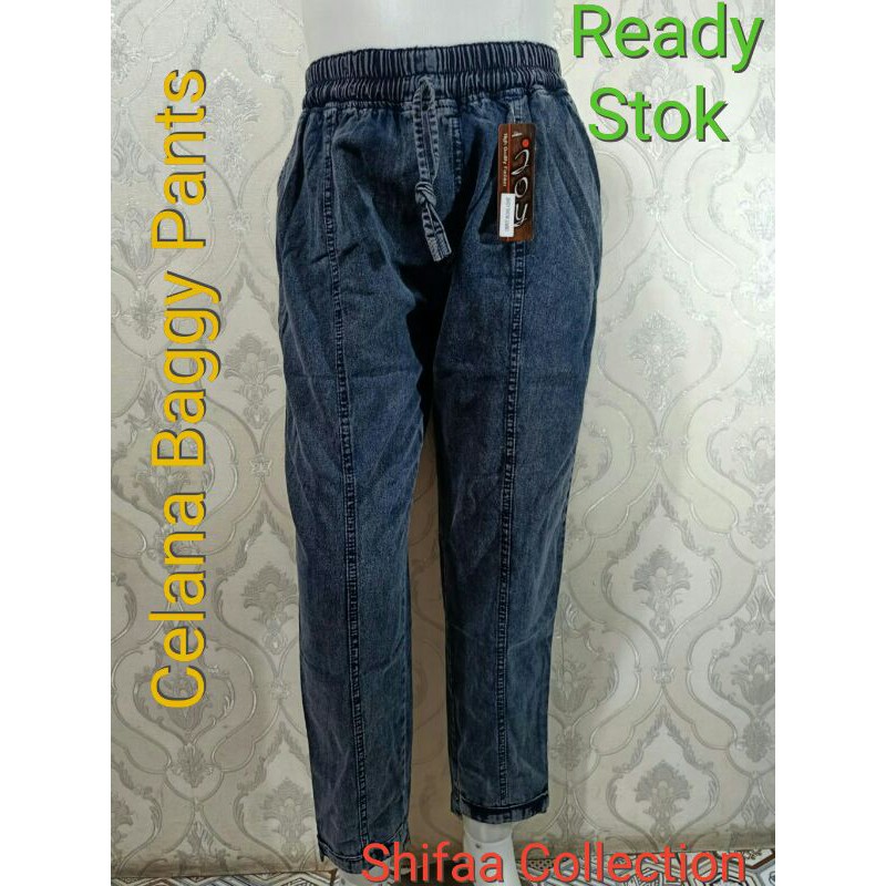 Celana Baggy Pants - Shoft Jeans (BB 60-80 Kg / Jumbo)