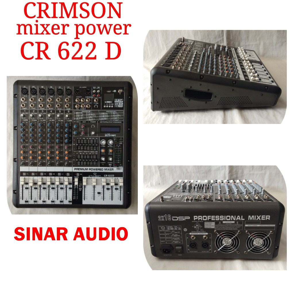 Power Mixer CRIMSON CR 622 D / Power Crimson CR662D