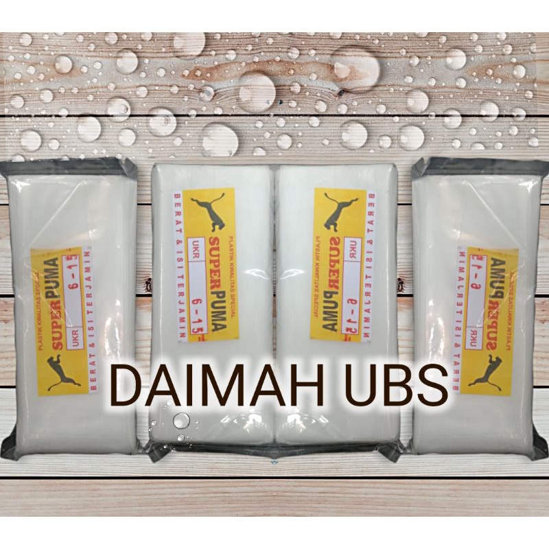 Plastik PE 6 X 15, Plastik Pe Super Puma 6x15, Plastik Es Lilin 6x15