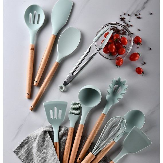 Premium Silicone Utensil Kitchen Set