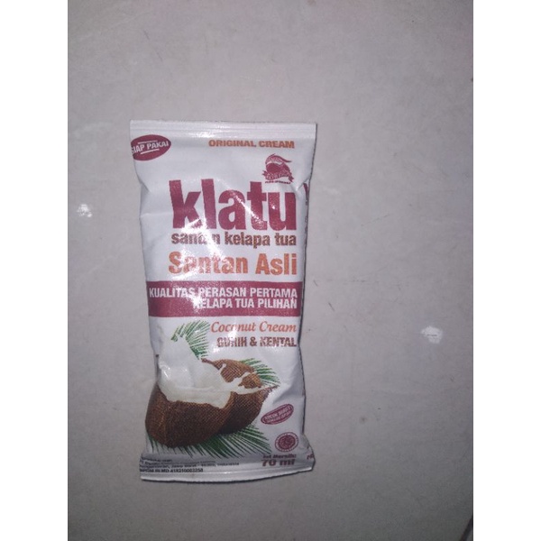 

santan cair merk klatu