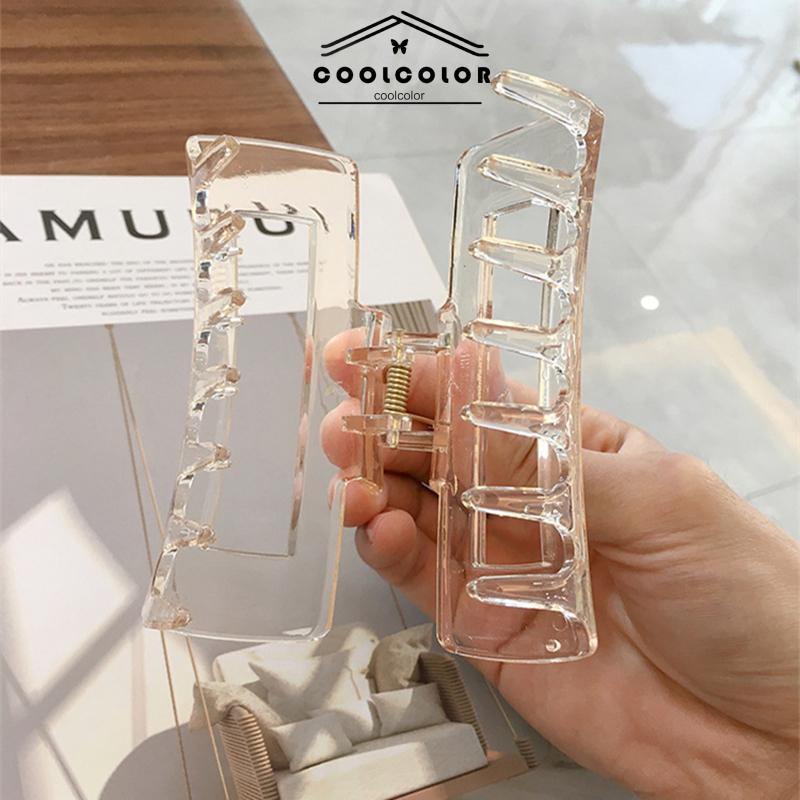 COD❤️Korea Temperamen piring jepit rambut aksesoris rambut mandi besar klip hiu Retro Untuk Wanita perempuan Murah Import Aksesoris Perhiasan Ready Stock