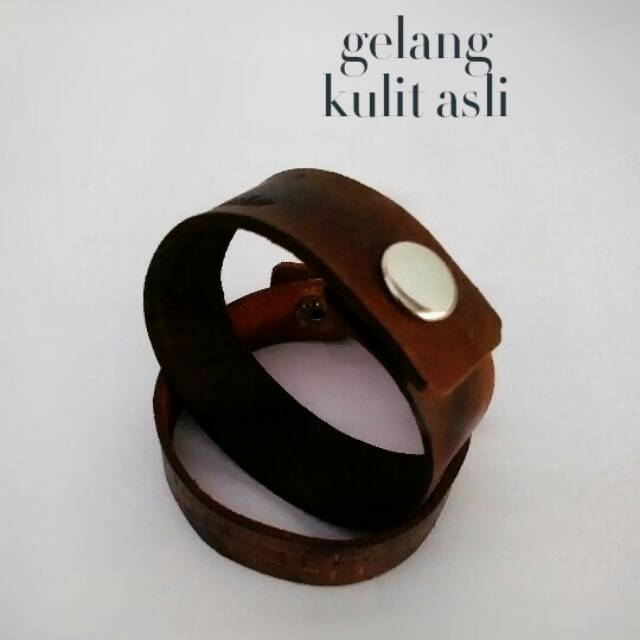 Gelang kulit asli