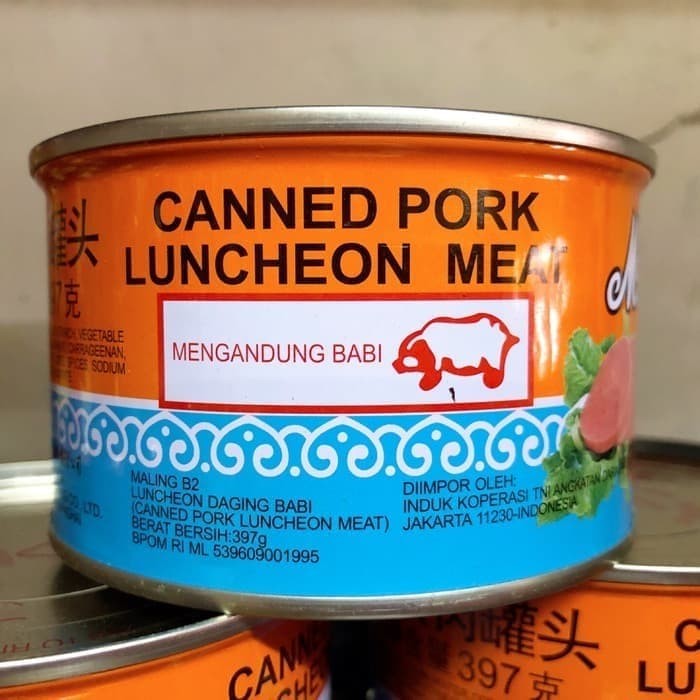 

Produk Terbaik - Maling Tts 397Gr / Daging Maling Tts / Ham Babi 397 Gr