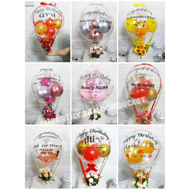 [READY JAKARTA 1HARI JADI] Buket Balon Balloon Bucket