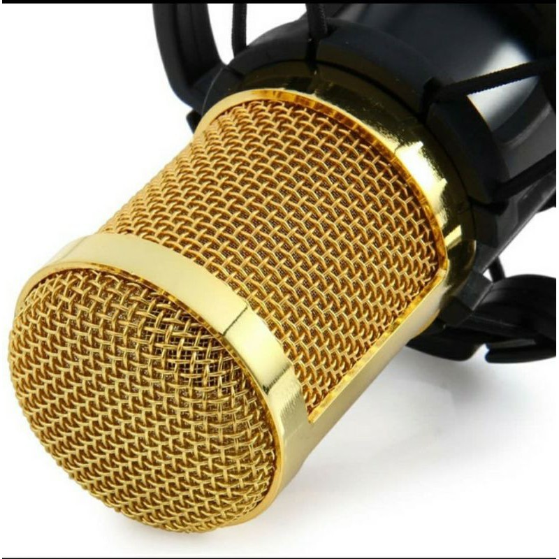 TaffSTUDIO Mikrofon Kondenser Studio dengan Shock Proof Mount-BM-800