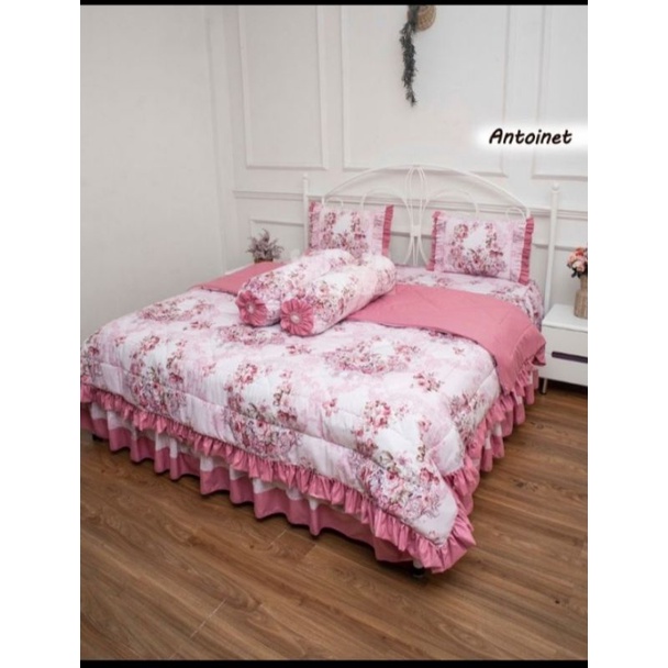 Set sprei bedcover/sprei bedcover 180/200 (sprei tanpa rumbai)