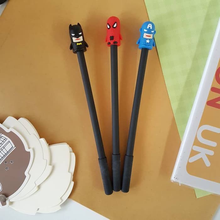 

Alat Tulis | Pulpen | Gel Pen 3 Superhero