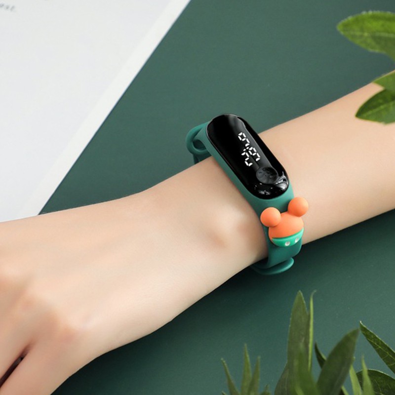 Smartfish Jam LED Digital Anak-anak Baru Gelang  LED Digital Display Water Resistant