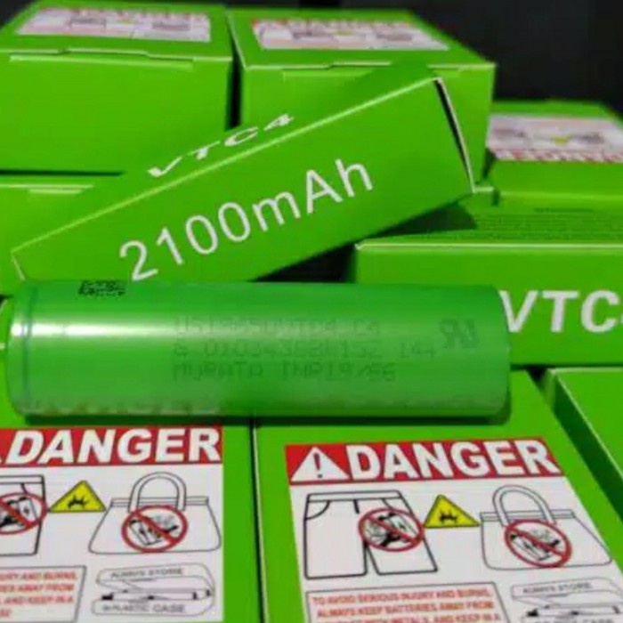 Jual baterai vtc 4 authentic batrai2100mah Berkualitas