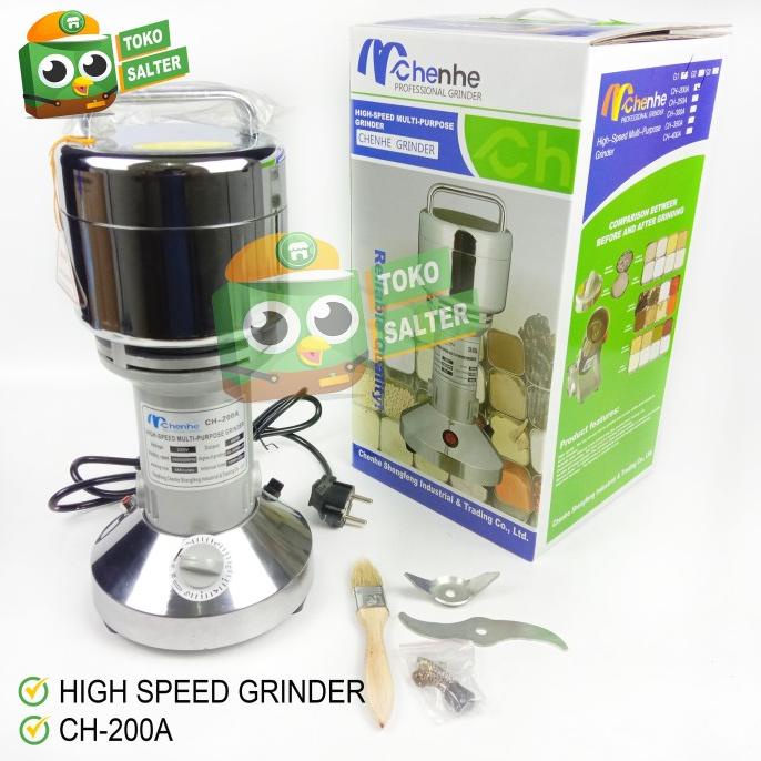 Grinder Mesin Penggiling Giling Bumbu Kopi Rempah Kacang Biji Blue.Bias